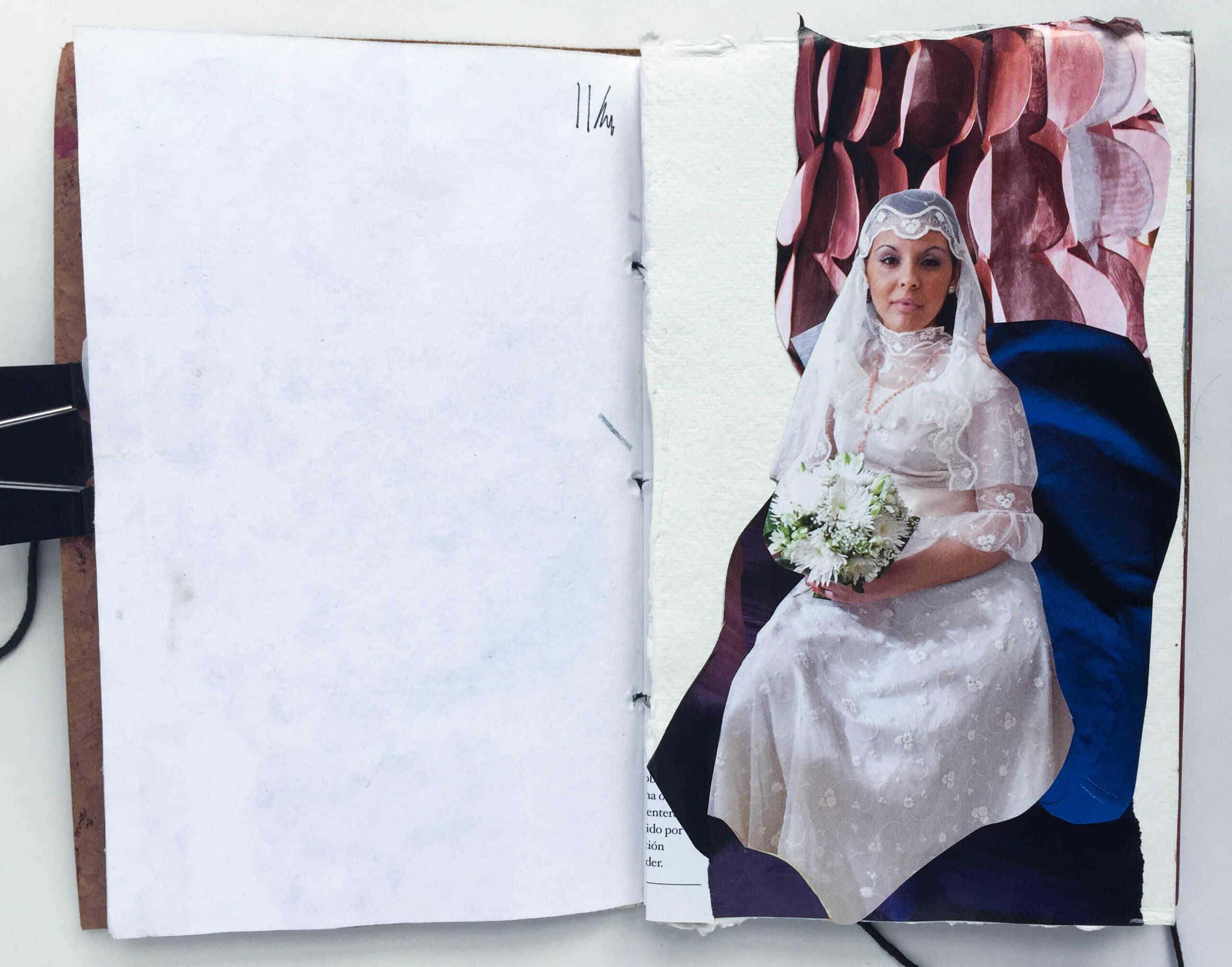 Art Journal Paper Collage Wedding
