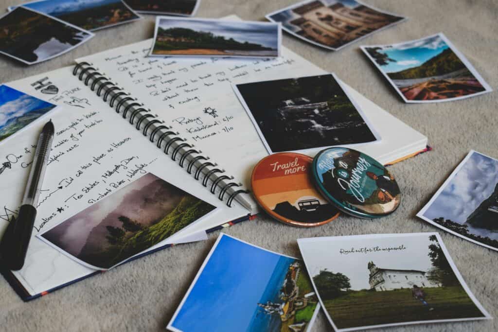 travel journal ideas for adults scrapbook